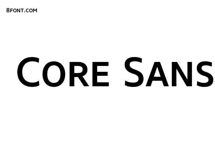 core sans n font