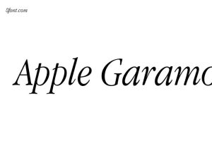 Apple Garamond Light Italic Font - Free Font Download