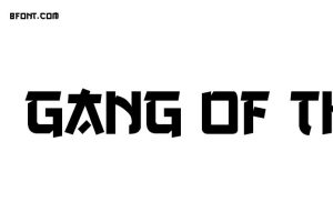 Gang of Three - Free Font Download
