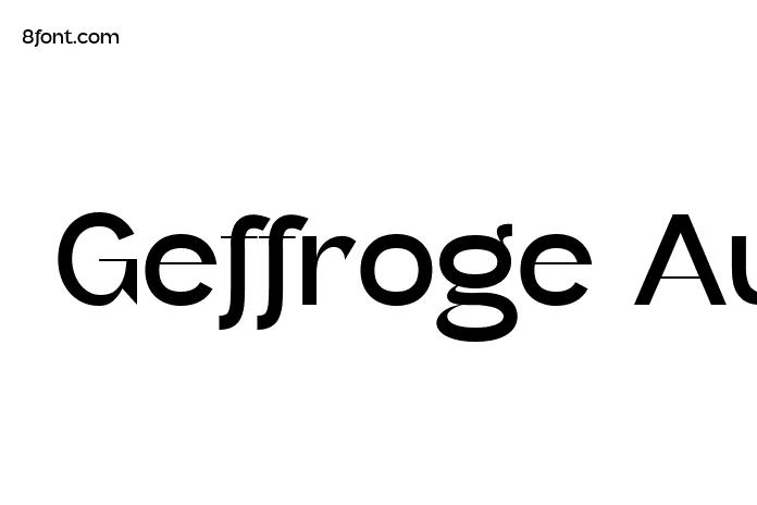Geffroge Authentic Regular Font