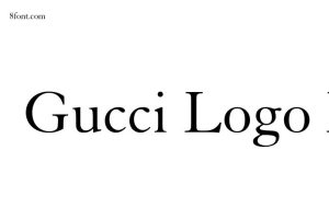 Gucci Logo Font - Free Font Download