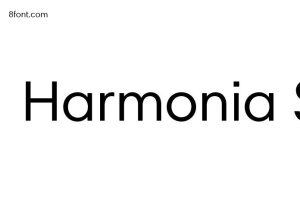 Harmonia Sans W01 Regular Font - Free Font Download