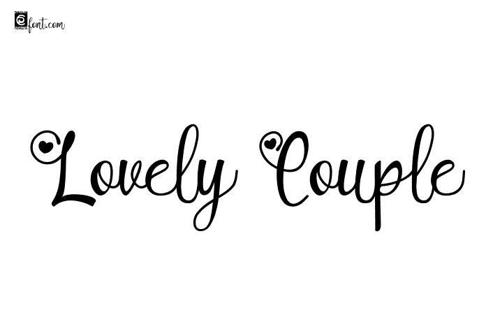 Lovely Couple Graphic Design Fonts