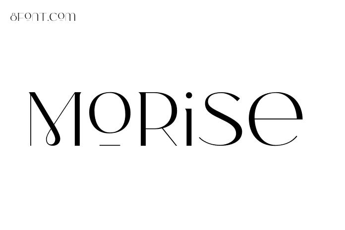 Morise - Graphic Design Fonts