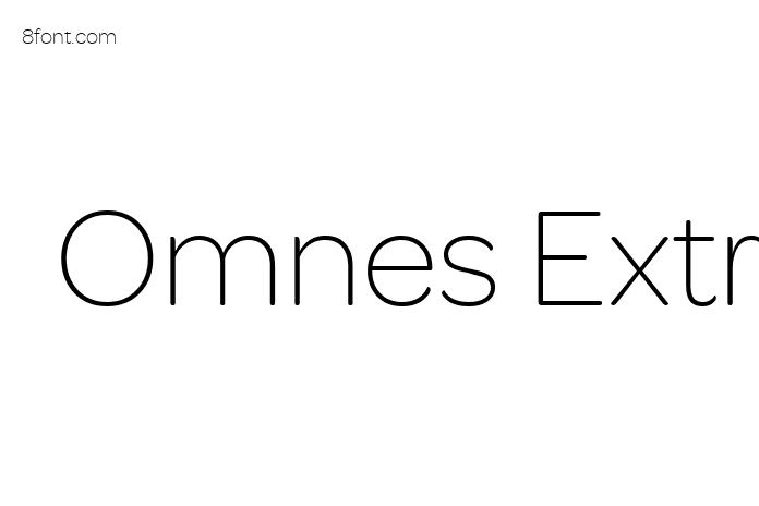 omnes extra light font free download