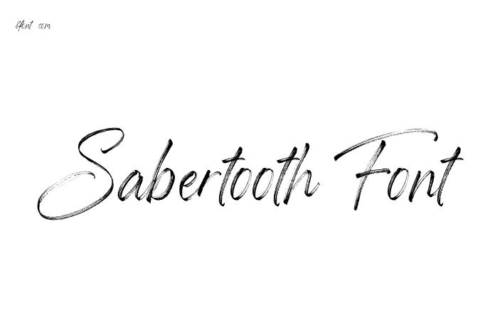 Sabertooth Font