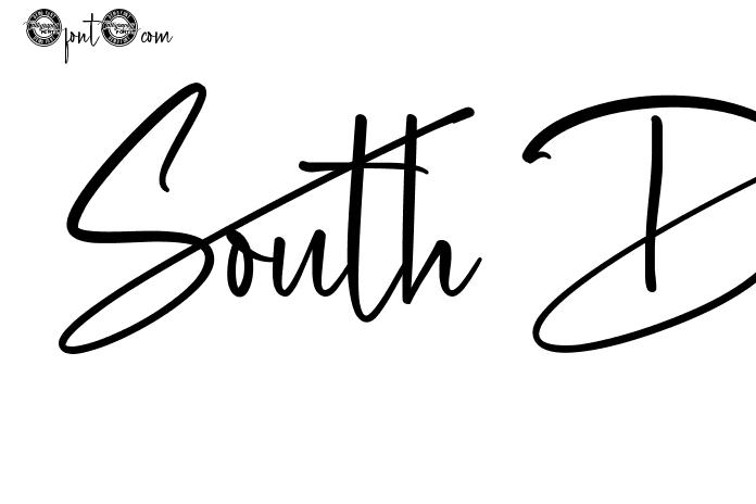 South Dakota Demo - Graphic Design Fonts