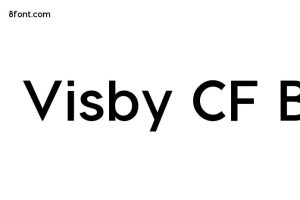 Visby CF Bold - Free Font Download