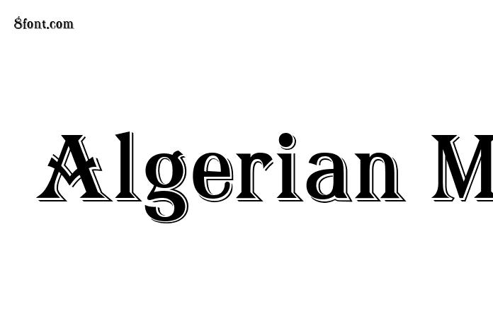 algerian font download for windows 10