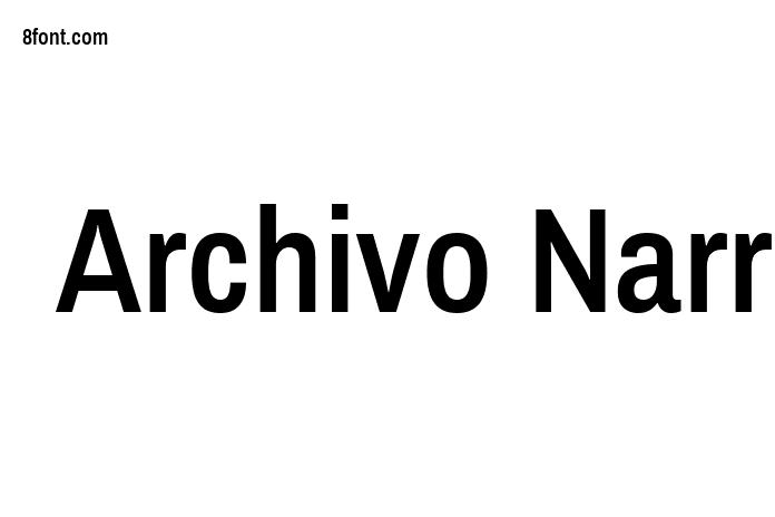 Archivo Narrow SemiBold Font Free Font Download