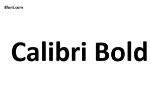 Calibri Bold Font - Free Font Download