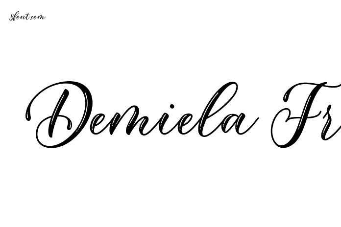 Demiela Free Medium Font - Free Download Fonts