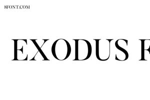 Exodus Font - Free Font Download