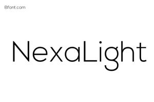 NexaLight Font Free Font Download NexaLight Font Free Font Download