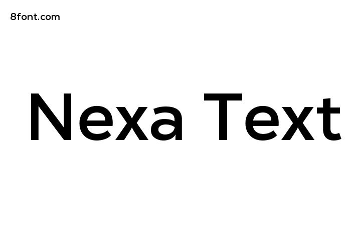 Nexa W05 Bold Font - Fonts