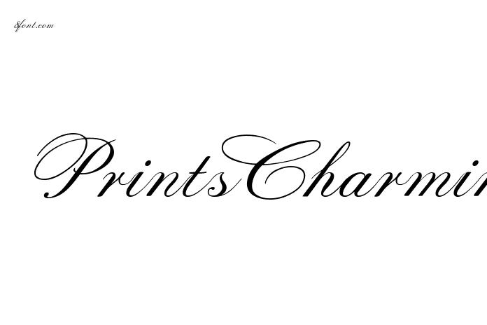 PrintsCharming-Oblique Font - Graphic Design Fonts