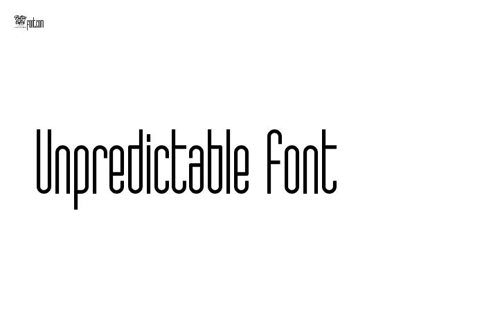 Unpredictable Font - Graphic Design Fonts