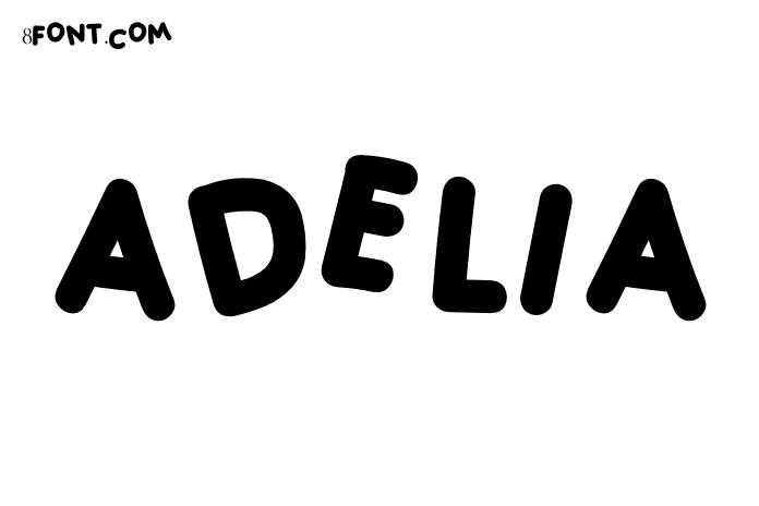 ADELIA Font - Graphic Design Fonts