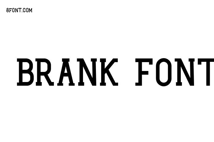 Brank Font - Free Download Fonts