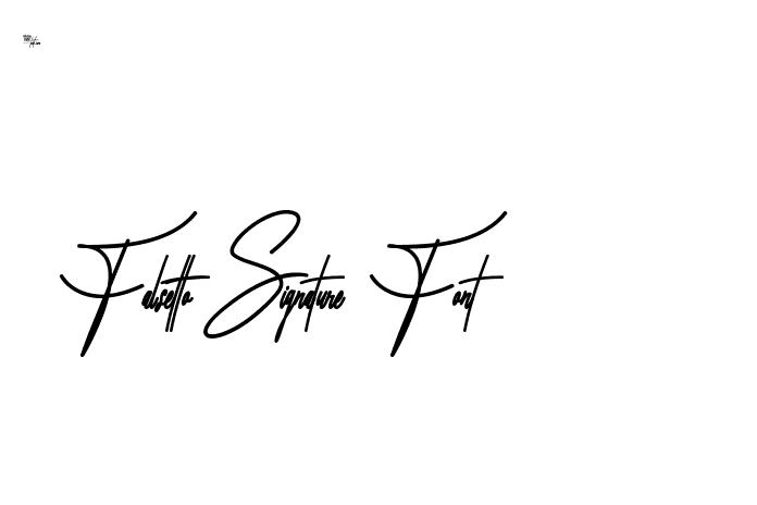 Falsetto Signature Font - Graphic Design Fonts
