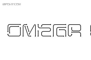Omega Script Font OMEGA FREE Font - Free Font Download