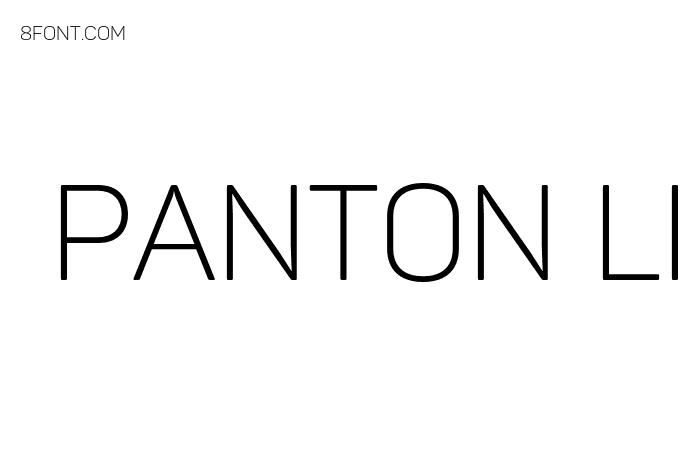 Panton Light Caps Font - Graphic Design Fonts