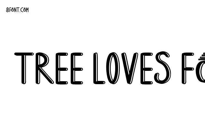 free fonts glyphs tree