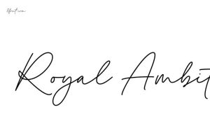 Royal Script Front Royal Ambition Script Font - Free Font Download
