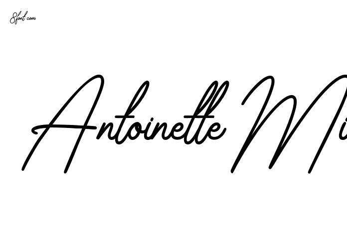 Antoinette Miller Regular Font - Graphic Design Fonts