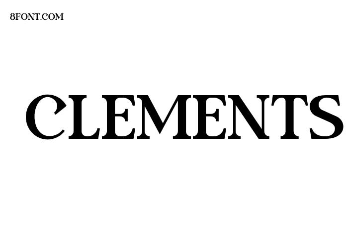 Clements Morgle Serif Font - Graphic Design Fonts