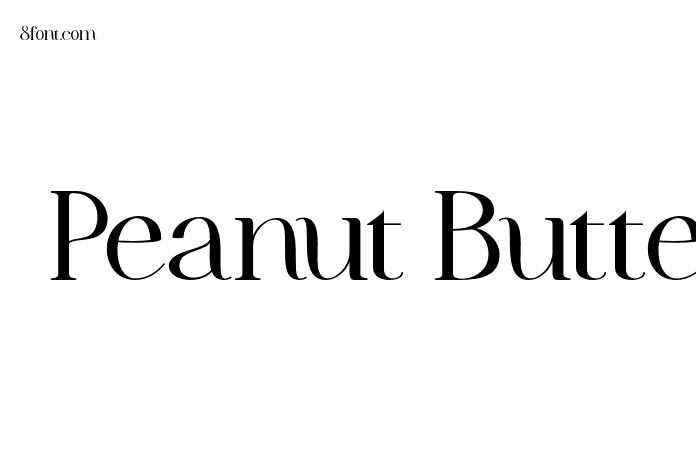 Peanut Butter Font - Graphic Design Fonts