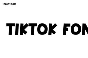 Tiktok Font - Free Font Download