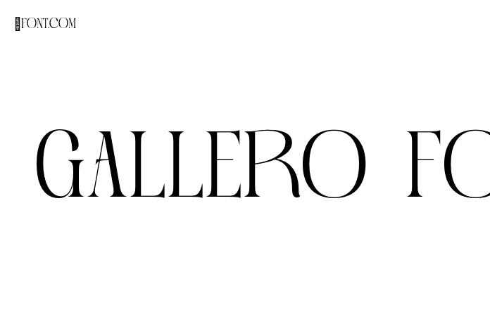 Gallero Font - Graphic Design Fonts