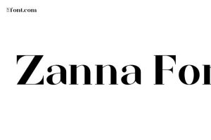 Zanna Font - Free Font Download