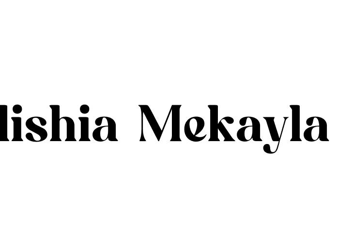 Alishia Mekayla Font - Graphic Design Fonts