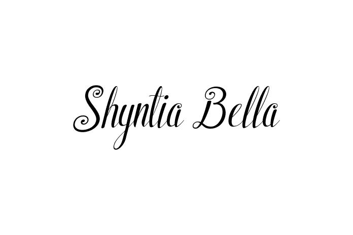 Shyntia Bella Font - Graphic Design Fonts