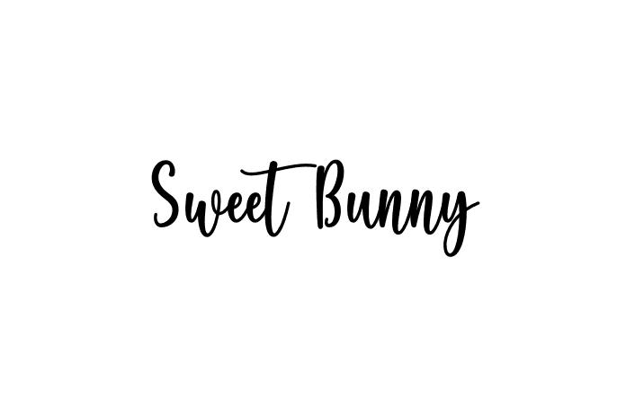 Sweet Bunny Font - Graphic Design Fonts