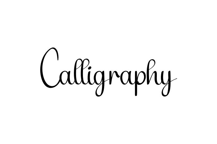Calligraphy Font - Graphic Design Fonts