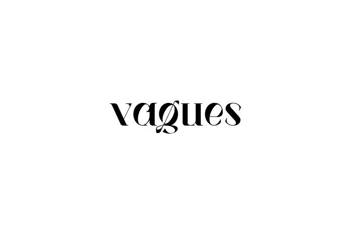vagues Font - Graphic Design Fonts