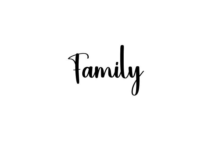 Family Font - Graphic Design Fonts