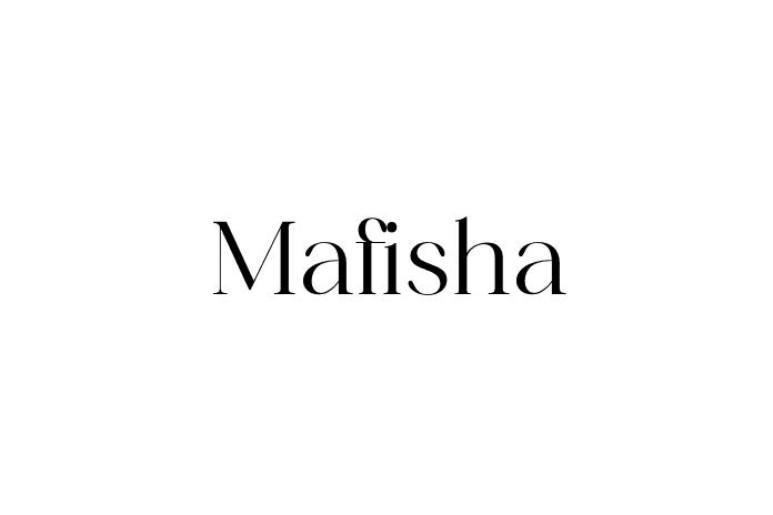 Mafisha Font - Graphic Design Fonts