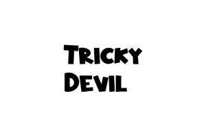 Tricky Devil Font - Graphic Design Fonts