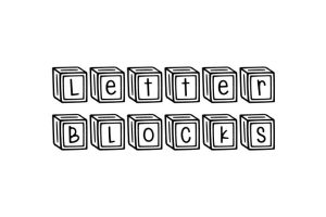 Letter Blocks Font - Free Font Download