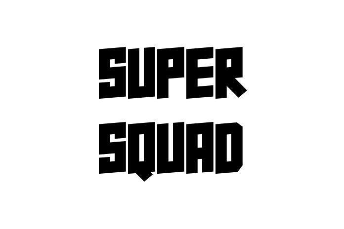 Super Squad Font - Graphic Design Fonts