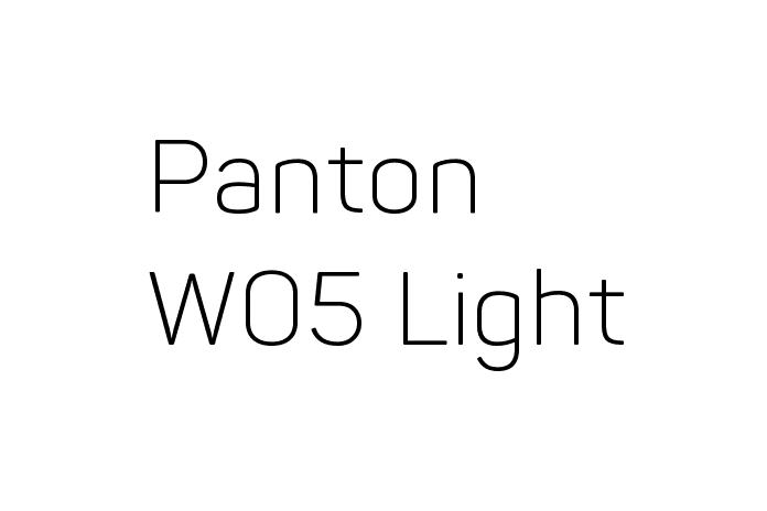 Panton W05 Light Font - Graphic Design Fonts