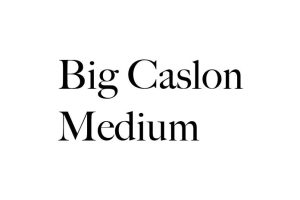 caslon sb medium font free download