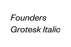 Founders Grotesk Italic Font Free Font Download