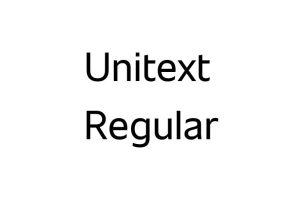 Unitext Regular Font - Free Font Download