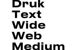 Druk Text Wide Web Medium Font - Free Font Download