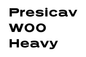 Presicav W00 Heavy Font Free Font Download Presicav W00 Heavy Font Free Font Download